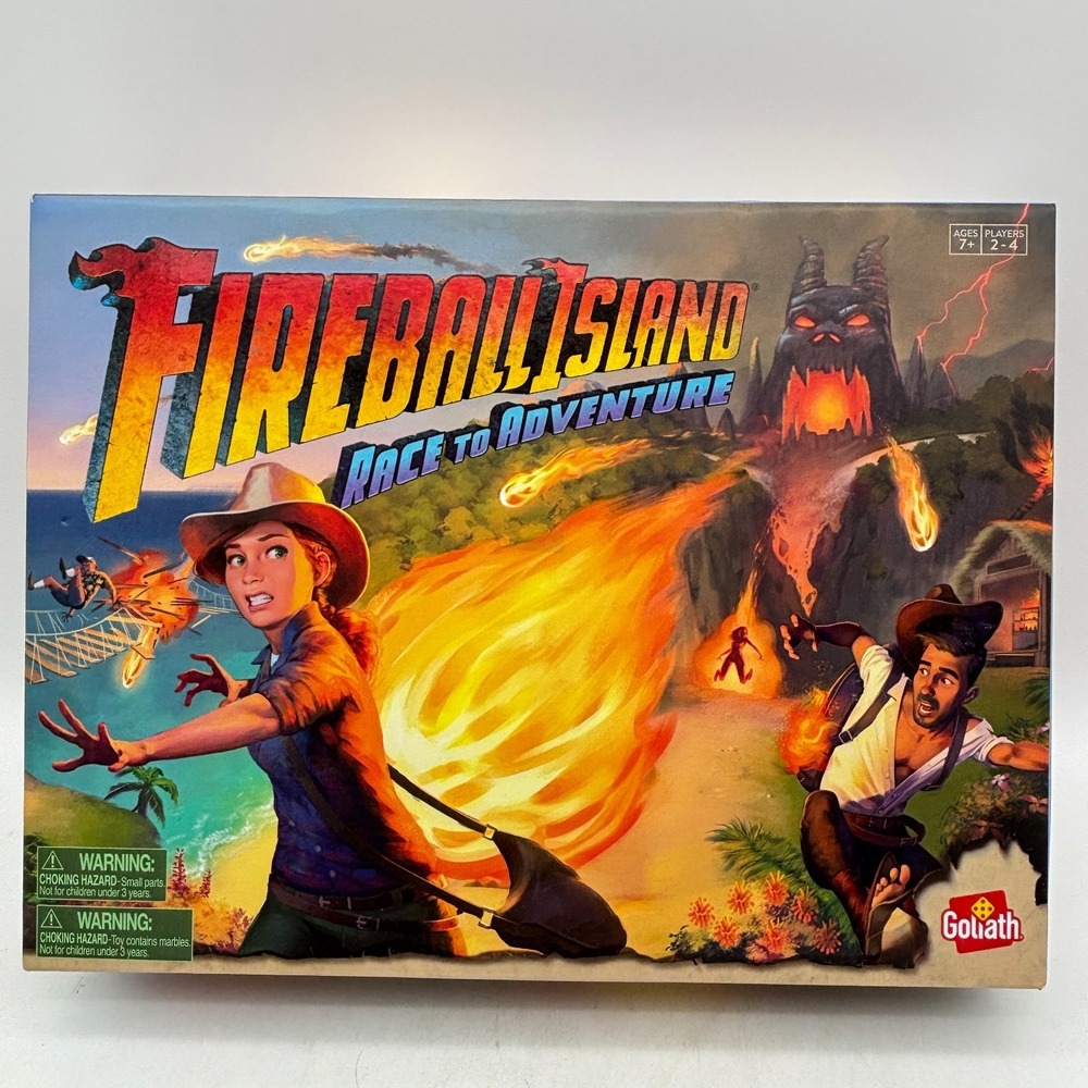 Fireball Island Race to Adventure COMPLETE Goliath 2021 Bridges Marbles